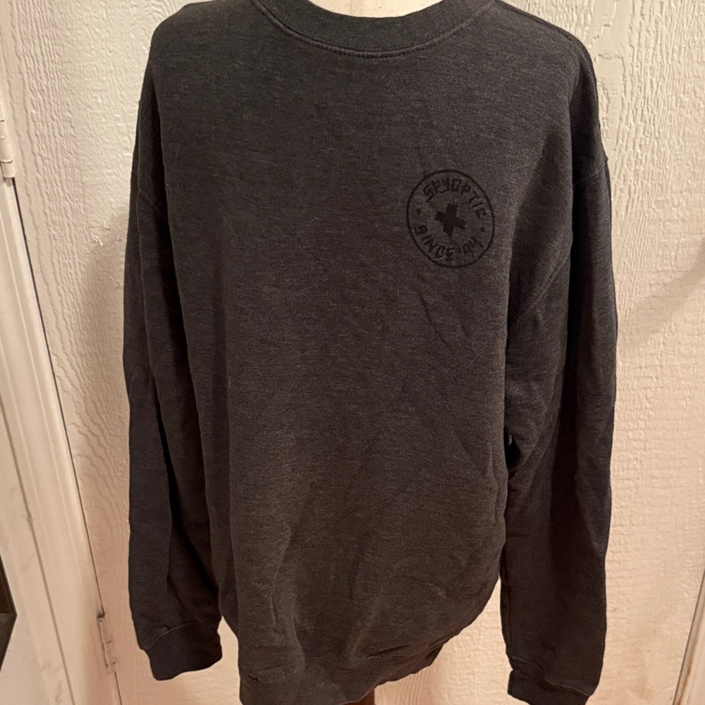 Men's Dark Charcoal Crewneck Sweatshirt